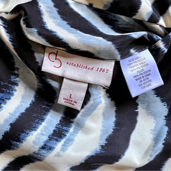 EUC CB Established 1962 Reversible Vest - Navy/Tiger - Picture 6 of 6